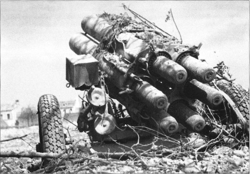 「Wurfgranate 41」多管火箭弹药又被盟军部队暱称为「尖叫咪咪（Screaming Mimi）」或「呻吟米妮（Moaning Minnie）」。（图撷取自推特）(photo:LTN)