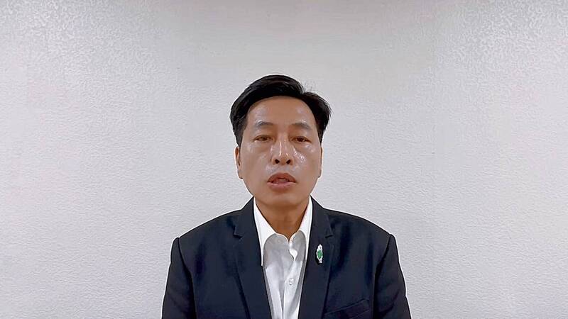 對於鄭文燦在政論節目談及黨內民調，鄭寶清發文駁斥鄭文燦公然說謊。（記者鄭淑婷翻攝）