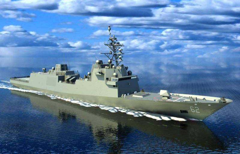 美国新一代星座级巡防舰为美海军未来主力，图为首舰「星座号」设计想像图。（翻摄自芬坎特里造船厂推特）(photo:LTN)