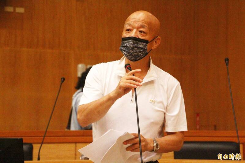 嘉義縣議員羅士洋。（記者林宜樟攝）