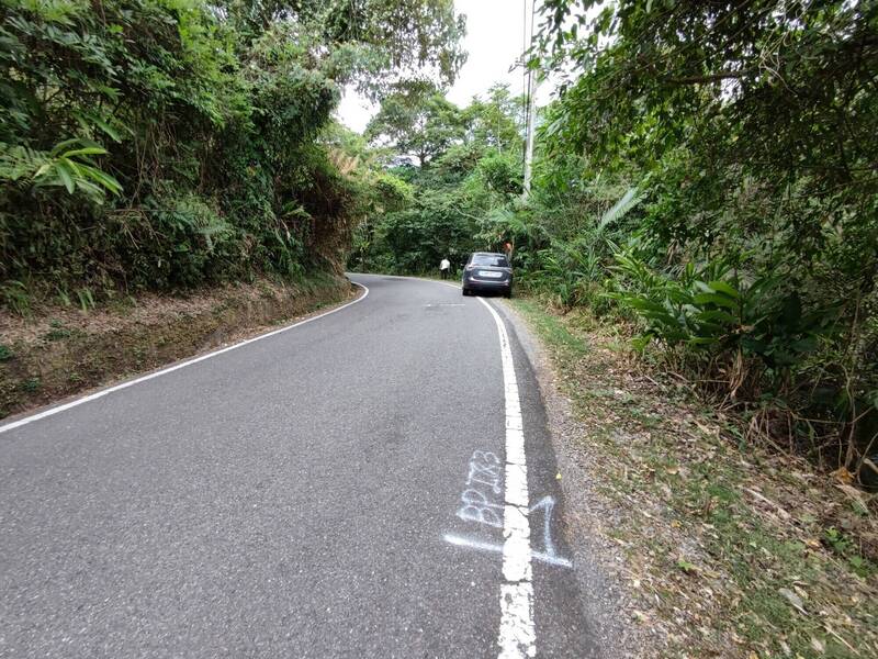 宜縣清水地熱聯外道路將增設10處避車道，完工後可行駛中巴。（宜蘭縣政府提供）