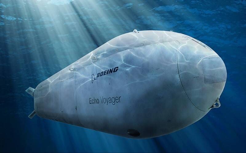 美国海军「杀人鲸」超大型水下无人载具（Orca XLUUV）示意图。（图撷取自波音公司网站）(photo:LTN)