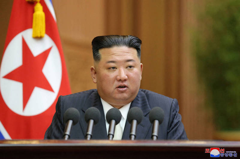 南韩联合参谋本部议长金承谦今天表示，北韩核武及飞弹挑衅在两韩军事协议签署4年来有增加趋势，图为北韩领导人金正恩。（法新社档案照）(photo:LTN)