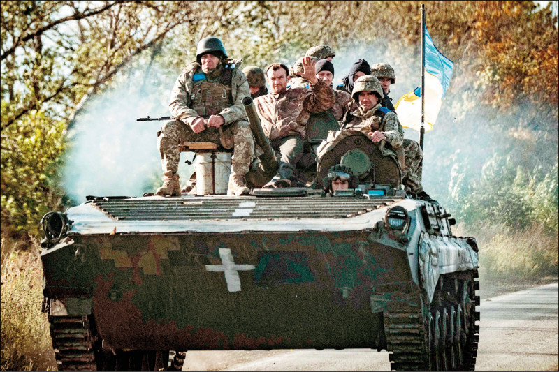 乌克兰军队十九日在哈尔科夫地区挺进。（法新社）(photo:LTN)