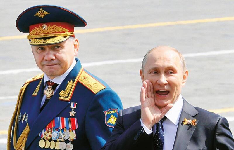 有消息指出，俄羅斯國防部長紹伊古在電視台的節目上宣稱，這次將徵召30萬人的後備役。（圖擷取自推特）