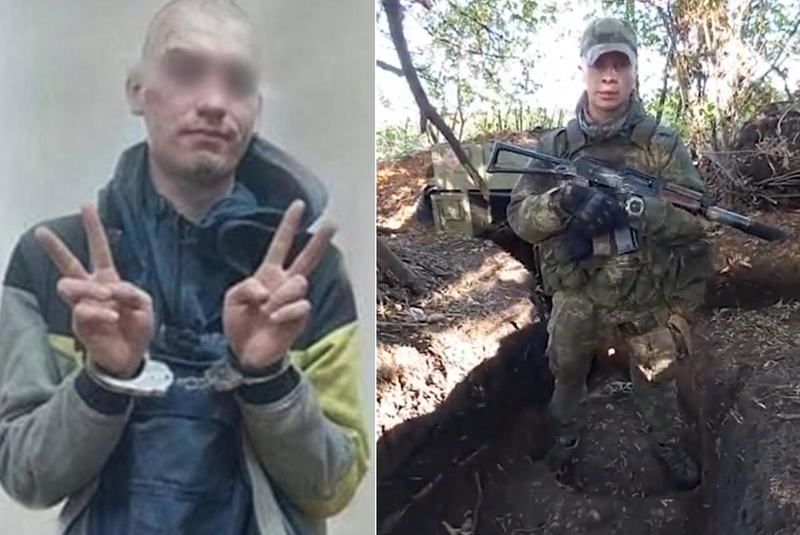 据传俄国到狱中招募知名「食人魔」科马罗夫在内的众多兇恶囚犯，让他们前往攻打乌克兰的战场前线打仗。（图撷取自@LvivJournal、@Callsign_Santa推特）(photo:LTN)
