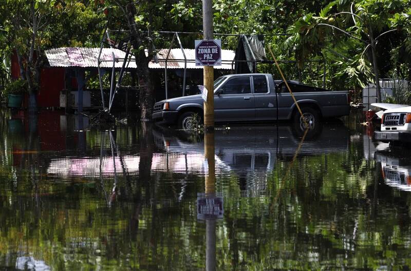 飓风菲奥娜近一週前，在加勒比海岛国肆虐，造成8人死亡。（欧新社）(photo:LTN)