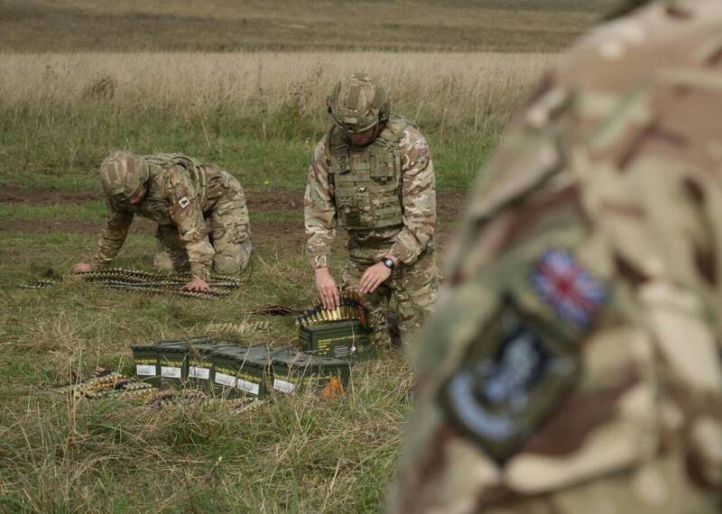 乌军正在英国接受军事训练。（图撷取自推特）(photo:LTN)