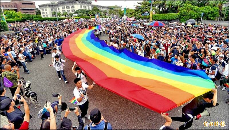 台湾已通过同婚，但中国LGBTQ+族群目前只能在国外取得合法结婚证明。（资料照）(photo:LTN)