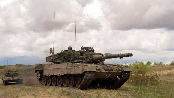 6月间传出西班牙将提供德国制主战车「豹-2A4」（Leopard 2A4）给乌克兰，但德国并不同意。（路透资料照）(photo:LTN)