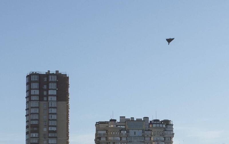 俄军自杀无人机攻击乌克兰首都基辅，造成4人死亡。（欧新社）(photo:LTN)