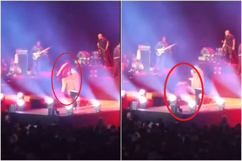 海地知名歌手米卡本在巴黎表演时，突然倒地不起，急救后仍宣告不治。（图翻摄自推特）(photo:LTN)
