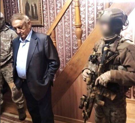 乌克兰富商博古斯拉耶夫被以叛国罪遭到乌克兰国安局逮捕。（图撷取自推特）(photo:LTN)