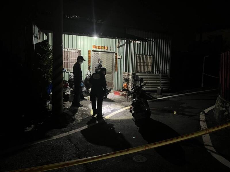 屏东县佳冬乡昨晚发生1死3伤兇杀案。（警方提供）(photo:LTN)