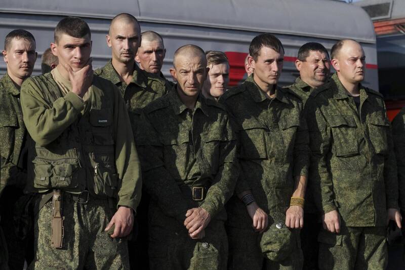 俄羅斯國防部10月31日宣布停止動員，不會再發布進一步的徵召通知。（美聯社）