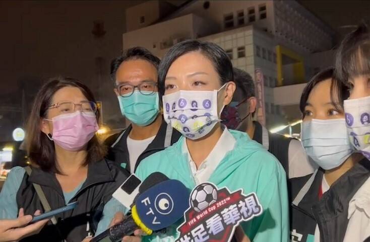 民眾黨新竹市長候選人高虹安面對苛待助理質疑排山倒海而來，今天強調都依辦公室的人事考勤制度辦理。（記者洪美秀翻攝）