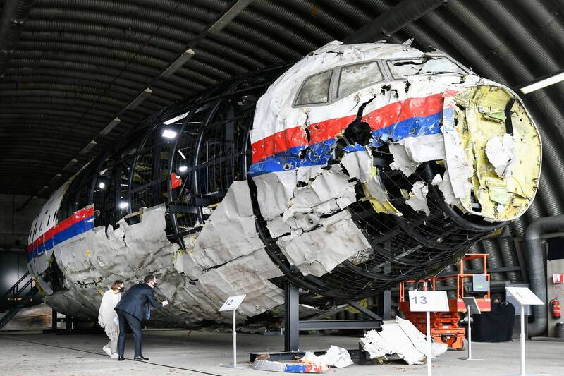 马航MH17班机残骸。（路透档案照）(photo:LTN)