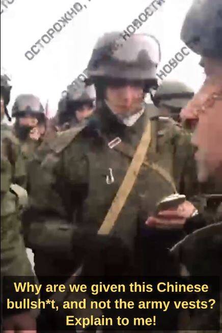俄军动员兵怒骂长官。（图撷自推特）(photo:LTN)