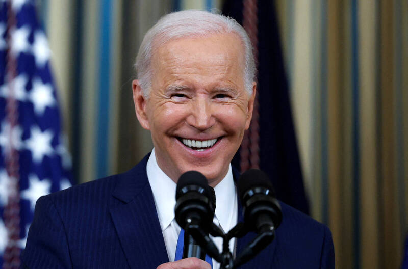 美国总统拜登（Joe Biden）20日欢度80岁大寿，成为美国史上第一位年龄迈入8旬的在位总统。（路透）(photo:LTN)