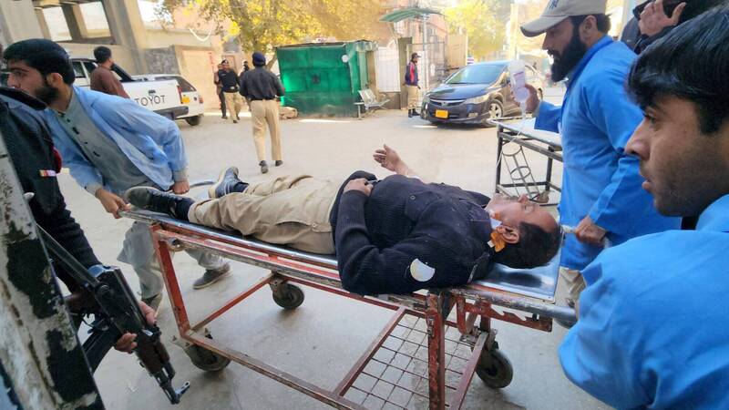 巴基斯坦西南部城市奎达市今发生自杀式炸弹攻击，造成至少3死28伤。（欧新社）(photo:LTN)