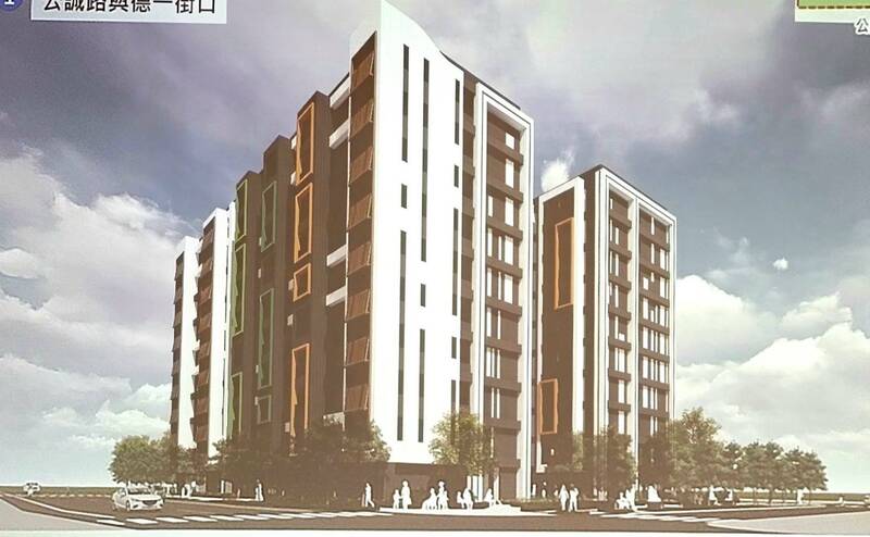 埔里鎮社會住宅「公誠．安居」，將興建2棟地上10樓、地下2層的公寓大樓，總戶數260戶。（資料照）