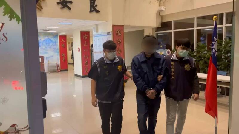 羅男遭警方移送法辦。（記者徐聖倫翻攝）