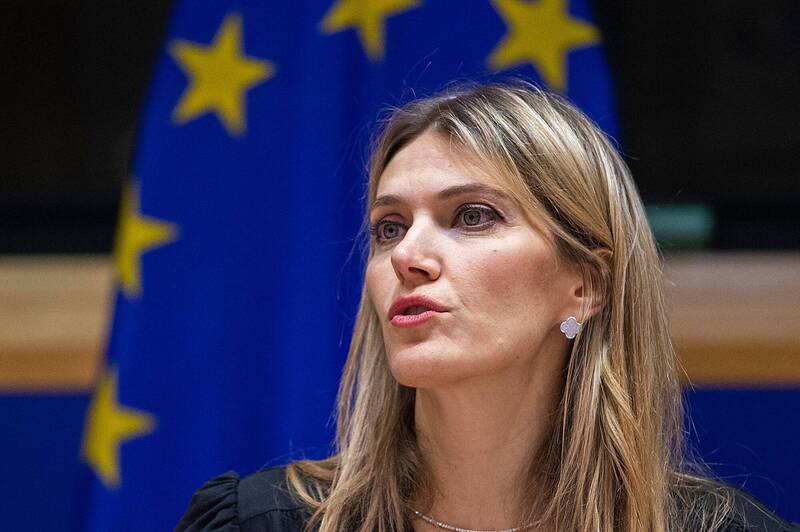 欧洲议会本週二发布声明表示，取消凯莉（见图）欧洲议会副议长的资格。（法新社）(photo:LTN)
