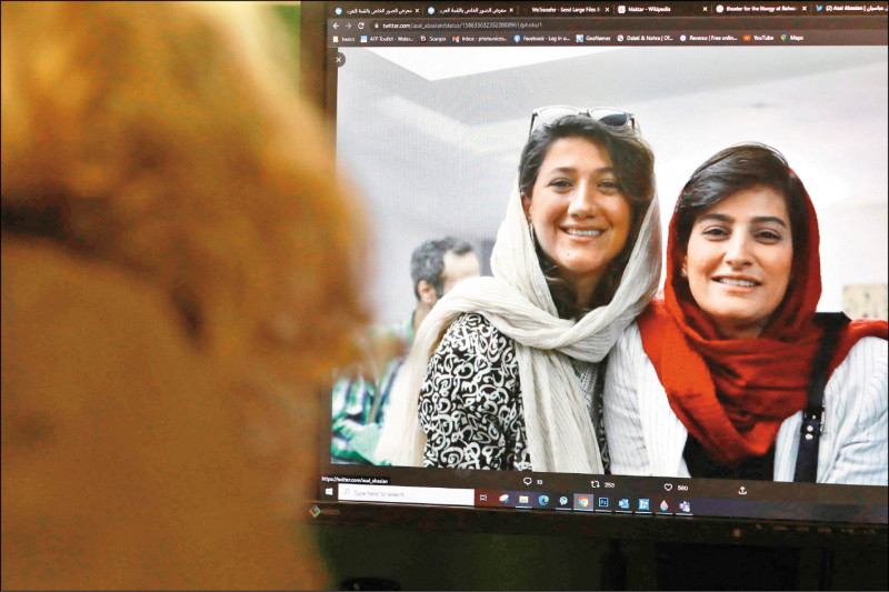 无国界记者组织指出，今年度全球被囚记者总人数与全球女性新闻工作者入狱人数双双创历史新高，包括因报导伊朗头巾抗议而被捕下狱与面临死刑的伊朗女记者哈梅迪（图左）与穆哈玛迪（图右）。（法新社）(photo:LTN)