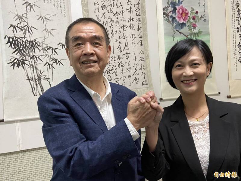 國民黨將提名現任議長蔡旺璉（左）和議員何淑萍競逐基隆市議長副議長寶座。（記者盧賢秀攝）