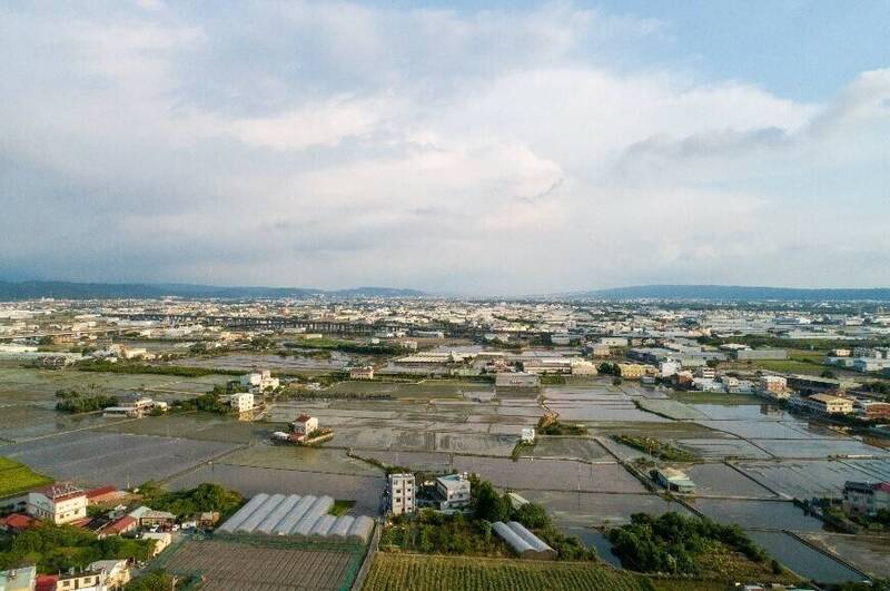 霧峰區五福社區里山地景。（水保局提供）