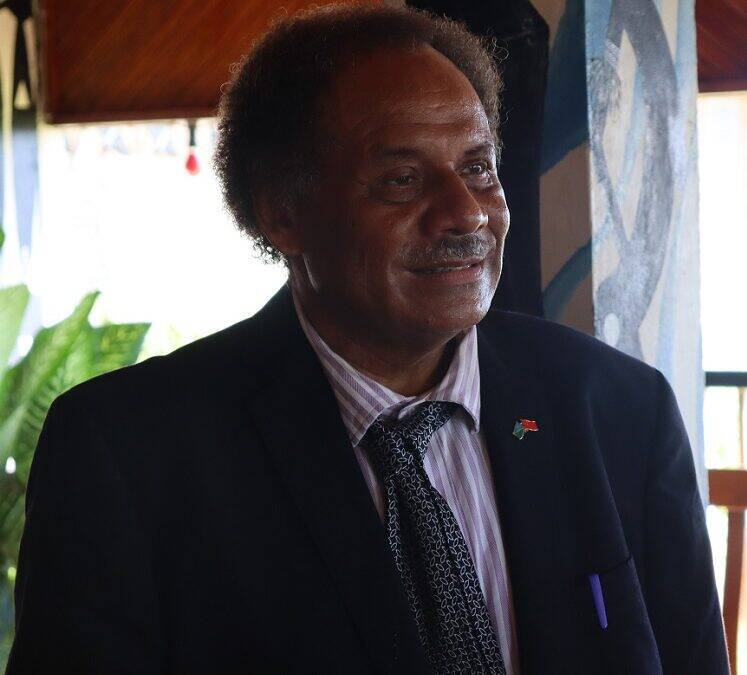 索罗门群岛驻中国大使傅桂（John Moffat Fugui）。（图翻摄自索国政府网站）(photo:LTN)