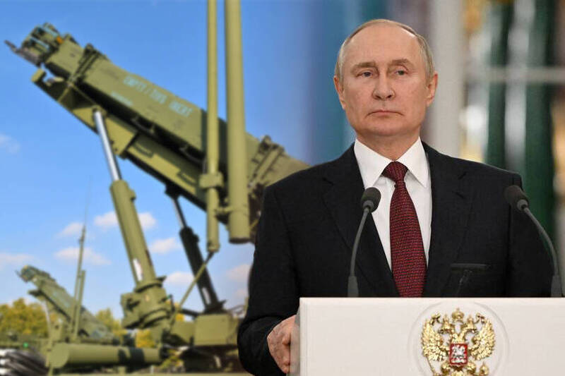 俄罗斯总统普廷表示，若是乌克兰境内有爱国者飞弹，俄罗斯100％会摧毁这些防空系统。（路透、欧新社；本报合成）(photo:LTN)
