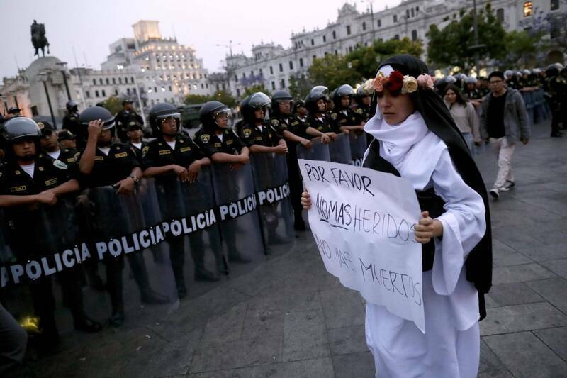 秘魯近日爆發示威抗議，造成死傷，日前亦有數百名遊客被困在馬丘比丘。（歐新社）