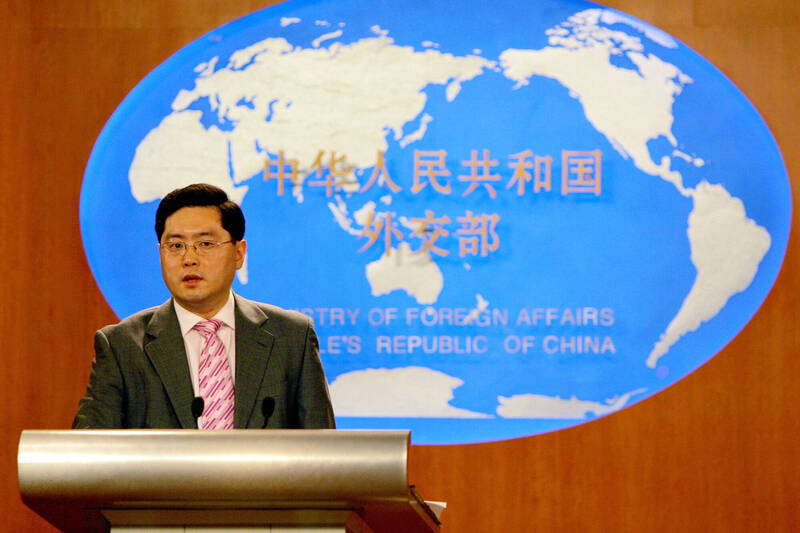 中国驻美大使秦刚，接替王毅成为中国新任外交部长。（美联社）(photo:LTN)