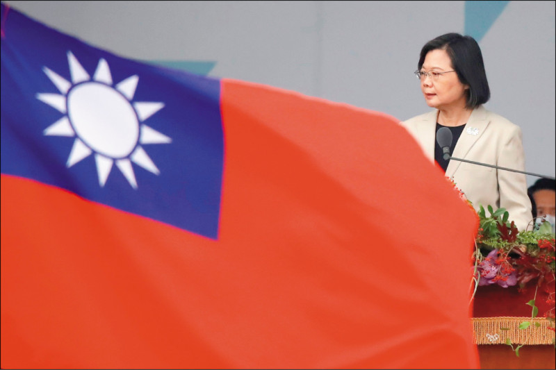易思安認為，事實上台灣是一個獨立國家，正式國名叫做中華民國。（歐新社）