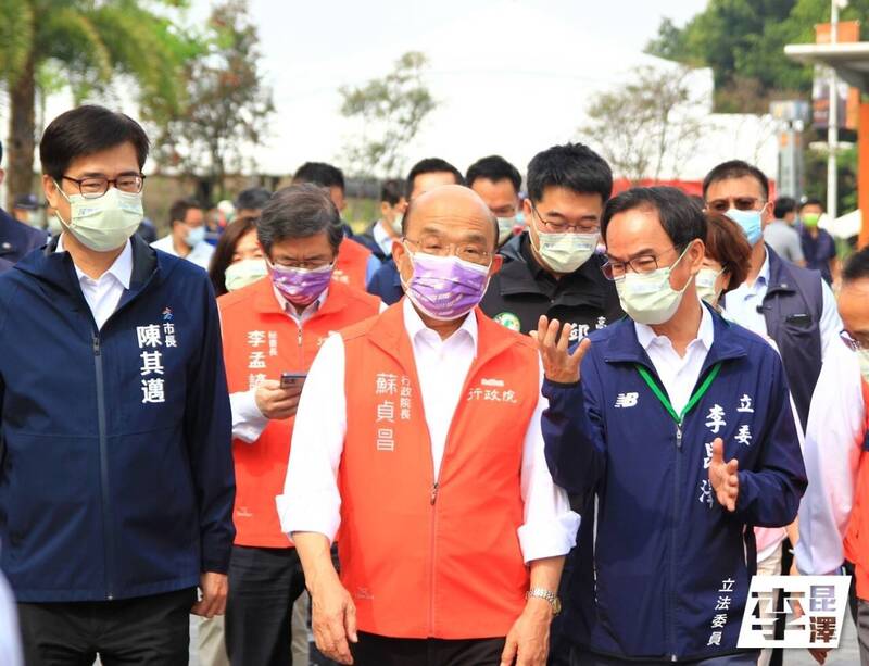 成功爭取中央補助高雄改建九如橋！立委李昆澤表示，要感謝認真的蘇貞昌院長。（記者王榮祥翻攝）