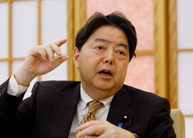 日本外务大臣林芳正今表示，日本已经借由外交途径向中国提出抗议，要求取消暂停签发日本公民赴中短期签证措施。（路透）(photo:LTN)