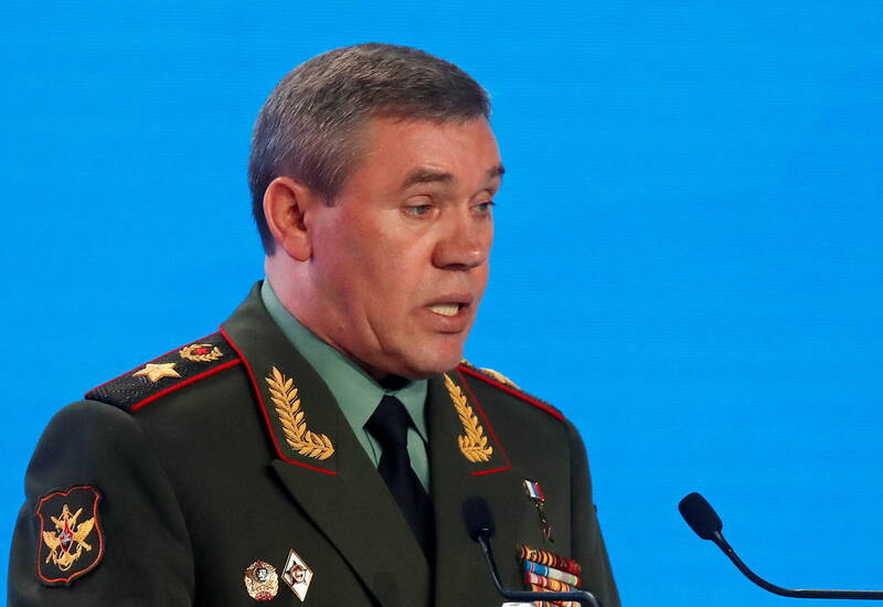 俄罗斯武装部队参谋总长吉拉西莫夫（Valery Gerasimov）出任俄罗斯对乌克兰「特别军事行动」最高指挥官。（路透）(photo:LTN)