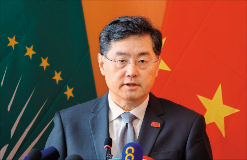 中国外交部长秦刚出身情报机构，美国和台湾必须准备长期对抗中国新的灰色地带「特务」外交。（资料照，路透）(photo:LTN)