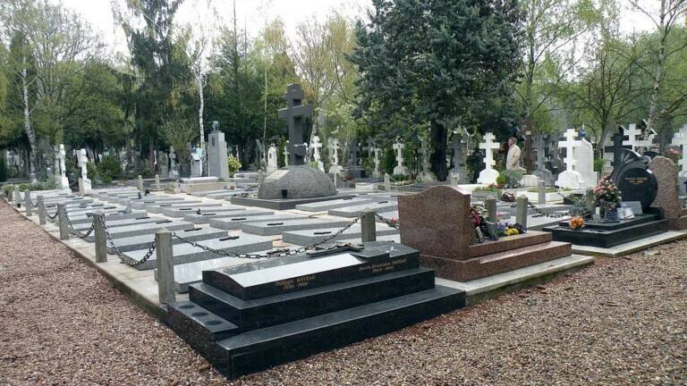 圣热讷维耶沃-德布瓦市 （Sainte-Genevieve-des-Bois）的俄国东正教公墓。（图撷取自维基百科公领域）(photo:LTN)