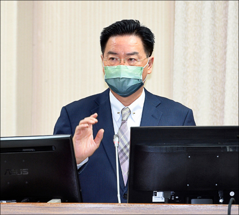 去年中共廿大後,外長吳釗燮坦言有些友邦有「蛛絲馬跡」預警情資。(資料照) 去年中共廿大後,外長吳釗燮坦言有些友邦有「蛛絲馬跡」預警情資。(資料照)