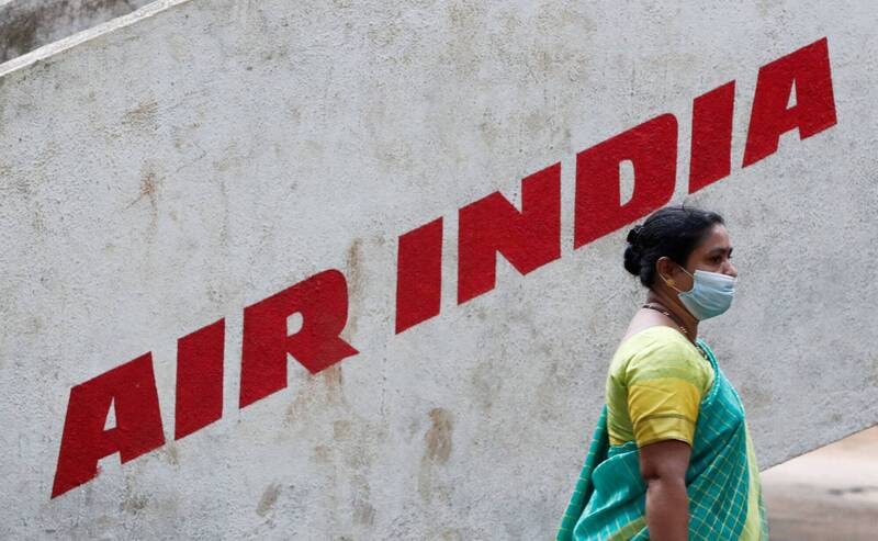 印度航空因未妥善处理乘客纠纷，事后被飞行监管机构罚款300万卢比。示意图。（路透资料照）(photo:LTN)