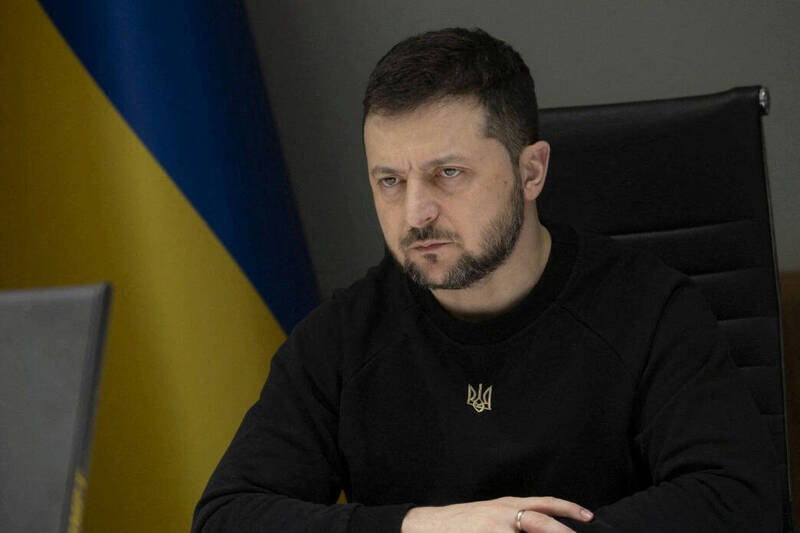 泽伦斯基表示，贪腐是乌克兰陷入俄罗斯战争的长期存在的问题，绝不容忍，并承诺本週将做出连根拔起的关键决定。（路透）(photo:LTN)