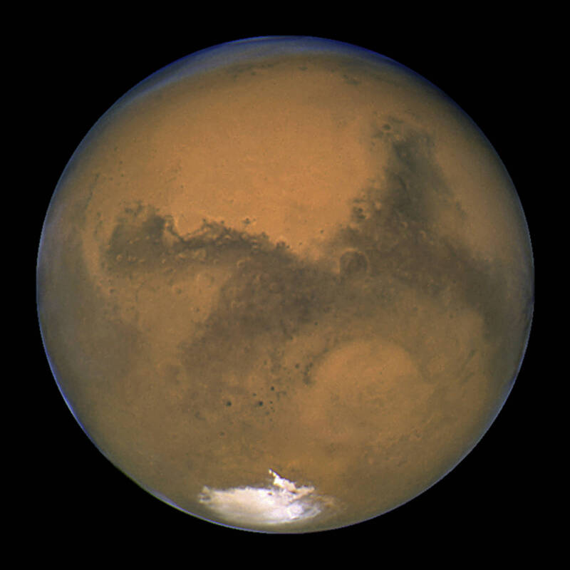 NASA于2003年拍摄的火星探测照。（美联社档案照）(photo:LTN)