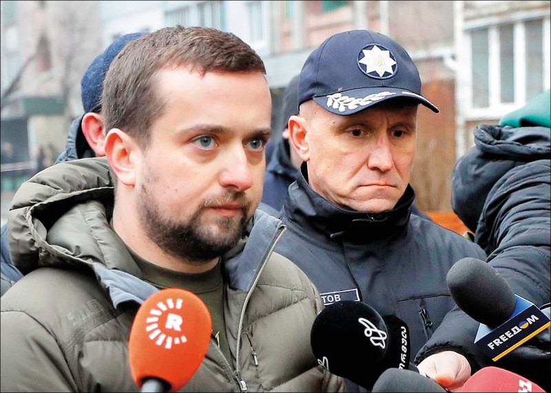 乌克兰总统办公室副主任提摩申科（左）涉贪请辞。（欧新社档案照）(photo:LTN)