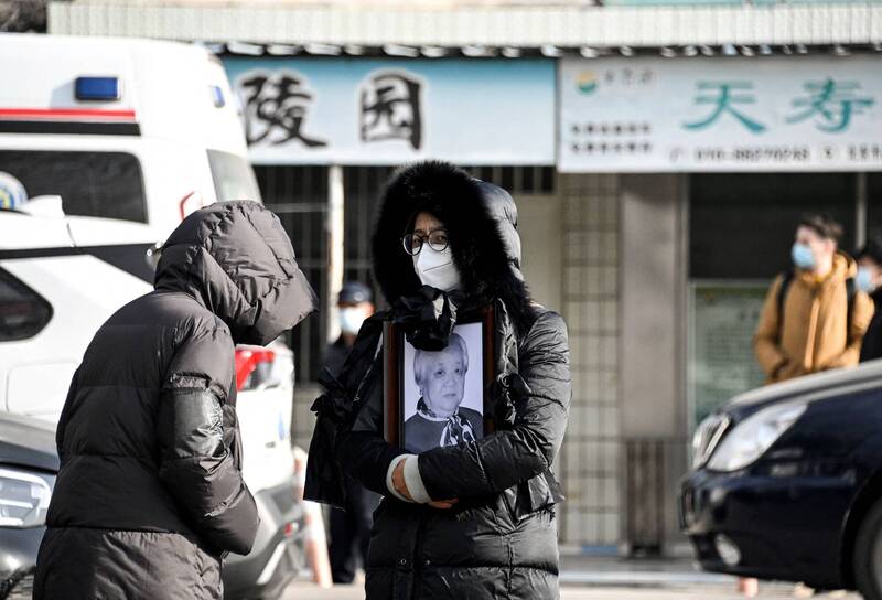 中国武肺疫情严峻，英国广播公司（BBC）实地走访发现，中国乡村地区的死亡人数大幅增加。（法新社）(photo:LTN)