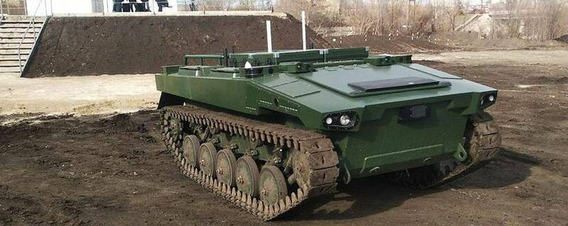 据称有AI科技加持的俄军「马克」战斗机器人。（图取自俄国国防部官网）(photo:LTN)
