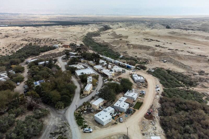 聯合國安理會或將發布決議，譴責以色列政府的屯墾行徑和軍事行動。圖為約旦河西岸的色列佔據點。（路透社）