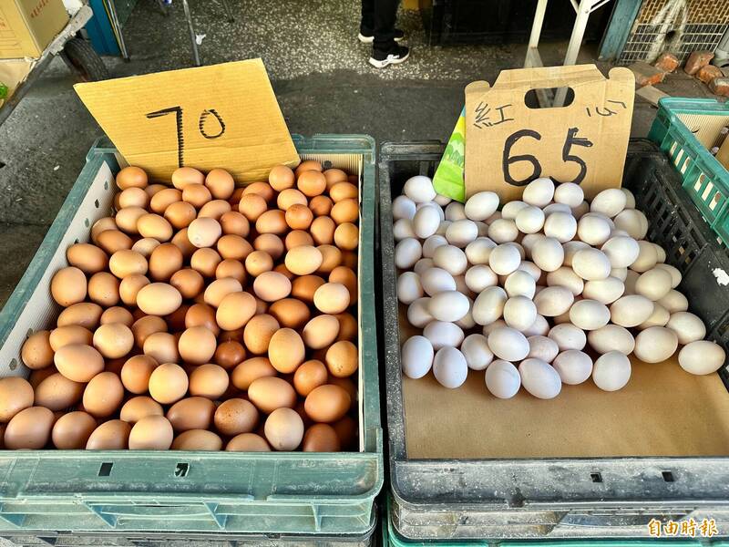 There is no shortage of eggs in Chiayi! White eggs are in short supply