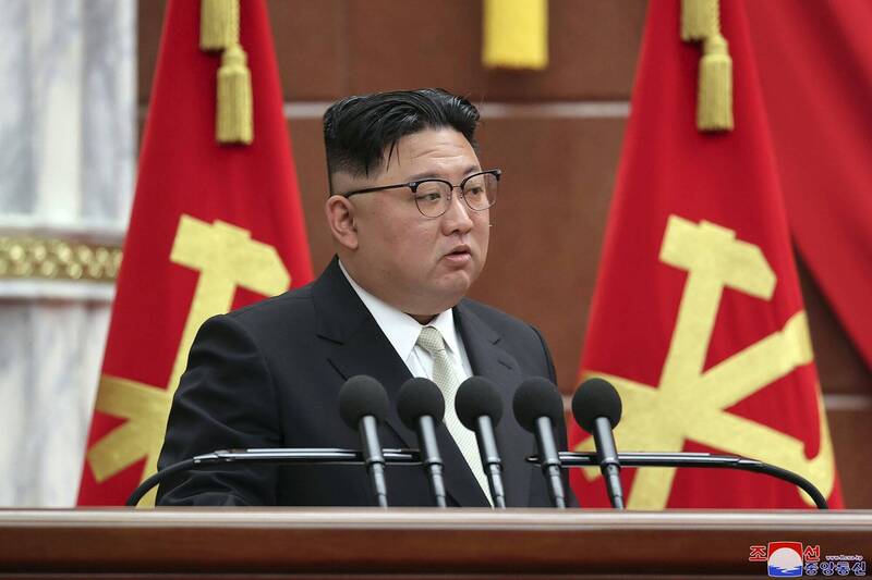 北韓被爆糧食短缺，領導人金正恩本月召開兩次會議商討農業問題。（美聯社）